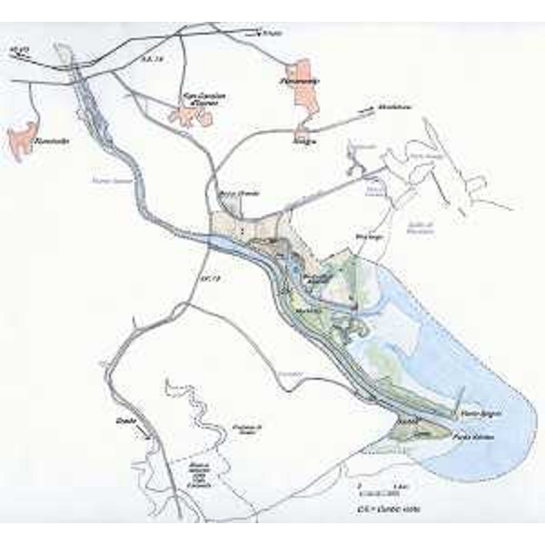 Mappa della Riserva naturale regionale della Foce dell'Isonzo. Foto: Archivio del Corpo forestale regionale - Elena Missio