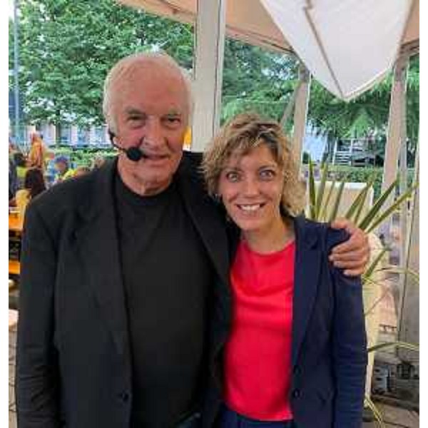 L'assessore regionale Barbara Zilli assieme a Enzo Cainero - L'assessore regionale Barbara Zilli assieme a Enzo Cainero