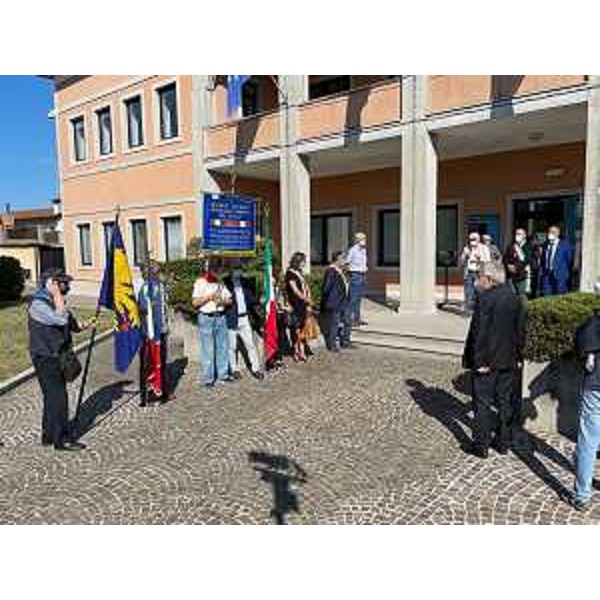 La cerimonia per commemorare il 77° anniversario della battaglia di Povoletto - La cerimonia per commemorare il 77° anniversario della battaglia di Povoletto