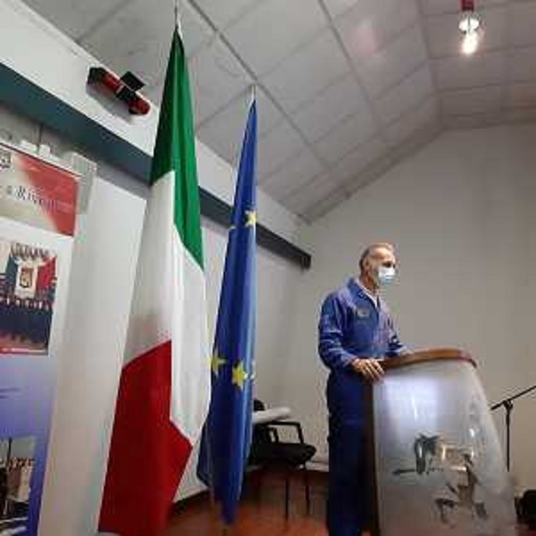 Il comandante delle Frecce Tricolori Gaetano Farina - Il comandante delle Frecce Tricolori Gaetano Farina