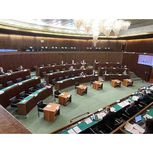 La I Commissione consiliare riunita in aula - La I Commissione consiliare riunita in aula