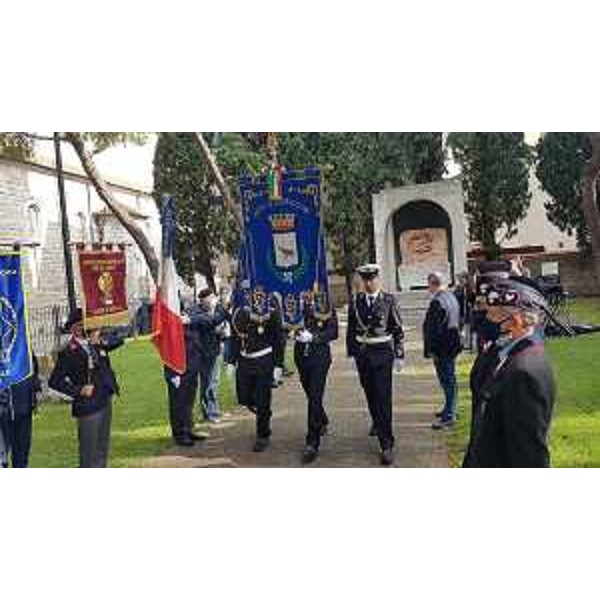 Un momento della cerimonia che si è tenuta a Monfalcone - Un momento della cerimonia che si è tenuta a Monfalcone
