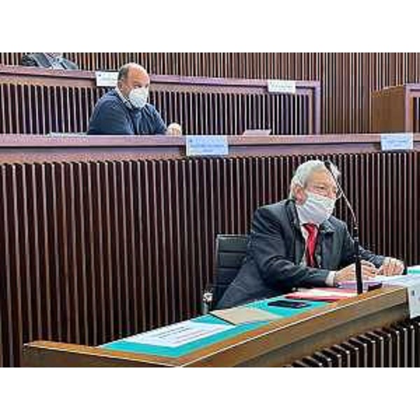 Furio Honsell (Open Sinistra Fvg) e Diego Moretti (Pd) - Furio Honsell (Open Sinistra Fvg) e Diego Moretti (Pd)