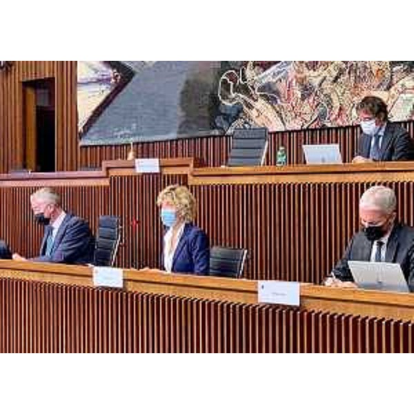 L'assessore alle Finanze Barbara Zilli oggi in Consiglio regionale - L'assessore alle Finanze Barbara Zilli oggi in Consiglio regionale