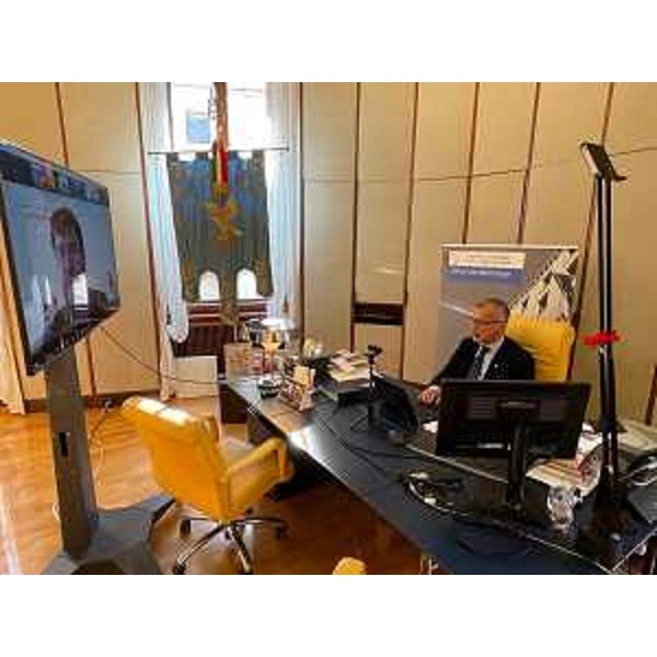 Il presidente del Cr Fvg, Piero Mauro Zanin, in diretta streaming nell'ambito del Comitato europeo delle Regioni (CdR) - Il presidente del Cr Fvg, Piero Mauro Zanin, in diretta streaming nell'ambito del Comitato europeo delle Regioni (CdR) 