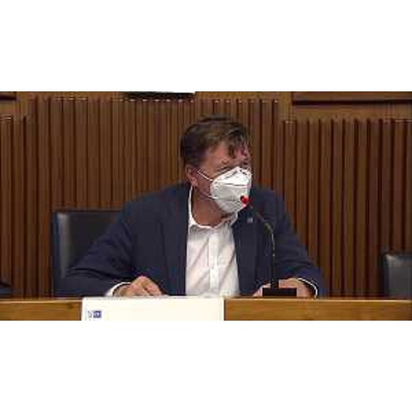 Alberto Budai (Lega), presidente della II Commissione - Alberto Budai (Lega), presidente della II Commissione