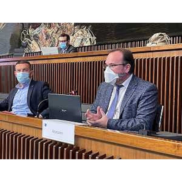 Eros e William Cisilino, rispettivamente presidente e direttore dell'Arlef - Eros e William Cisilino, rispettivamente presidente e direttore dell'Arlef