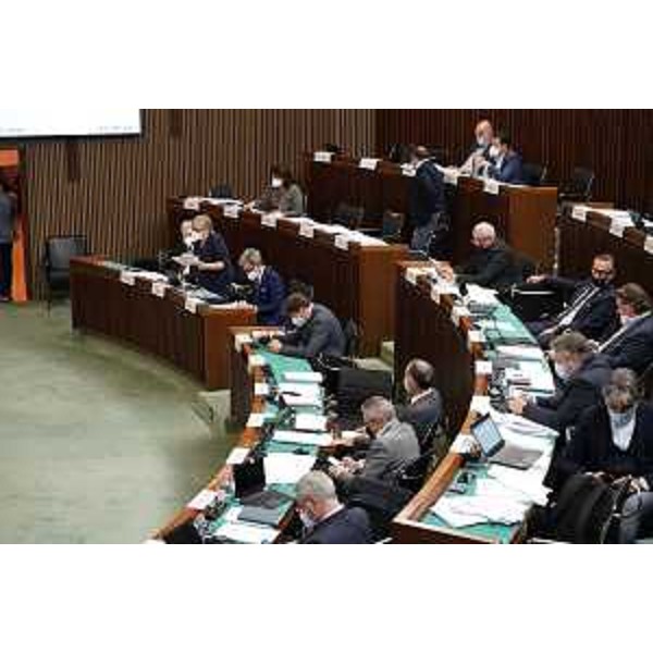 L'Aula durante i lavori - L'Aula durante i lavori