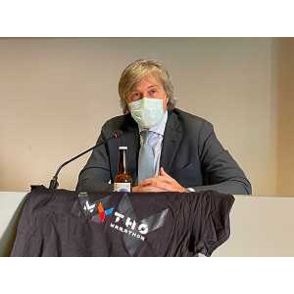 L'assessore regionale alle Attività produttive, Sergio Emidio Bini, a Udine alla presentazione della 1.Mytho Marathon di Cividale del Friuli - L'assessore regionale alle Attività produttive, Sergio Emidio Bini, a Udine alla presentazione della 1.Mytho Marathon di Cividale del Friuli