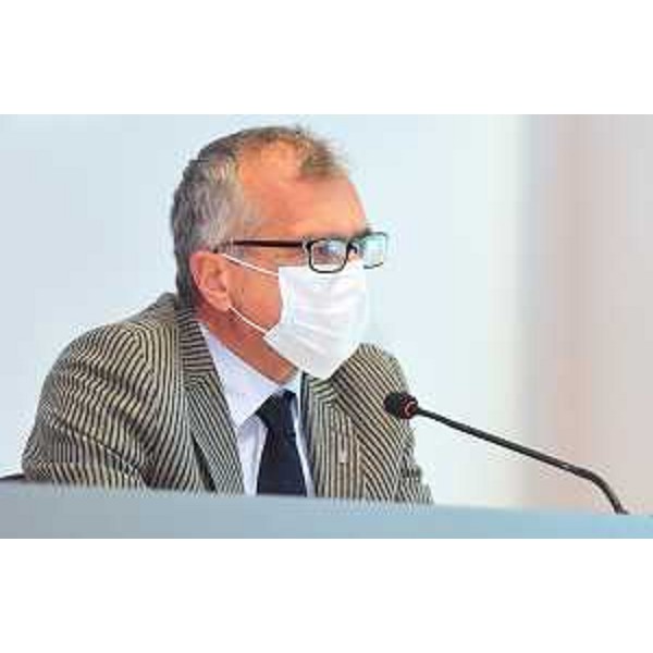 Un momento dell'intervento di Zanin oggi nella sede della Regione di via Sabbadini a Udine - Un momento dell'intervento di Zanin oggi nella sede della Regione di via Sabbadini a Udine