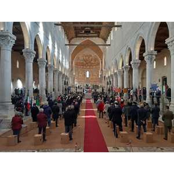 La messa solenne in onore del centenario del Milite Ignoto nella Basilica di Aquileia - Aquileia, 28 ottobre 2021 - La messa solenne in onore del centenario del Milite Ignoto nella Basilica di Aquileia - Aquileia, 28 ottobre 2021