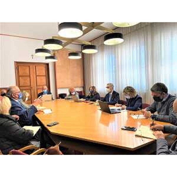 Il tavolo di lavoro per Gorizia 2025 con gli assessori regionali Gibelli, Zilli e Roberti - Il tavolo di lavoro per Gorizia 2025 con gli assessori regionali Gibelli, Zilli e Roberti
