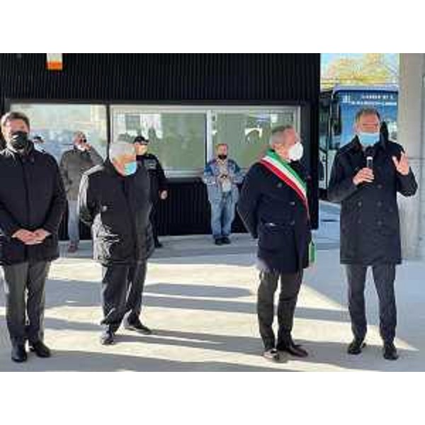 Una fase della cerimonia svoltasi oggi a Codroipo - Una fase della cerimonia svoltasi oggi a Codroipo