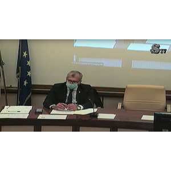 Il presidente del Cr Fvg, Piero Mauro Zanin, durante l'audizione a Roma - Il presidente del Cr Fvg, Piero Mauro Zanin, durante l'audizione a Roma