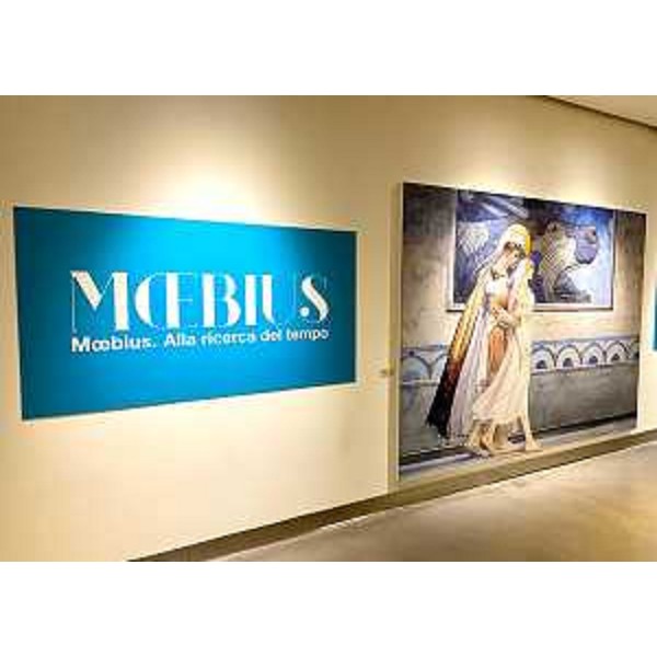 Una delle opere di Moebius esposte al Paff! di Pordenone - Una delle opere di Moebius esposte al Paff! di Pordenone