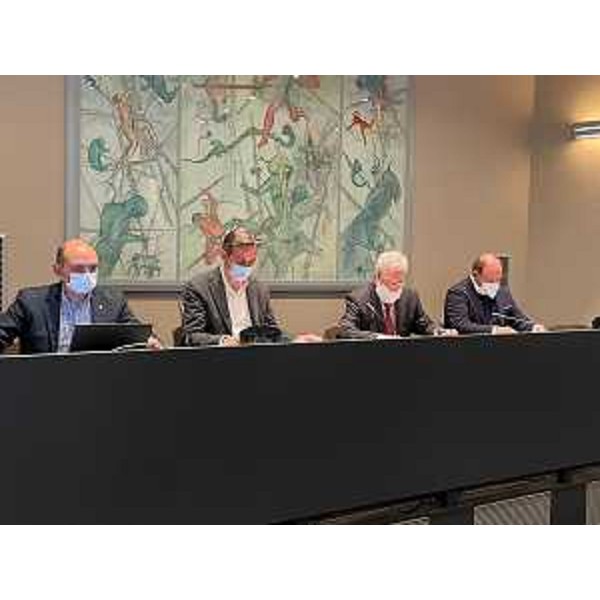 La conferenza stampa in sala Tessitori - La conferenza stampa in sala Tessitori