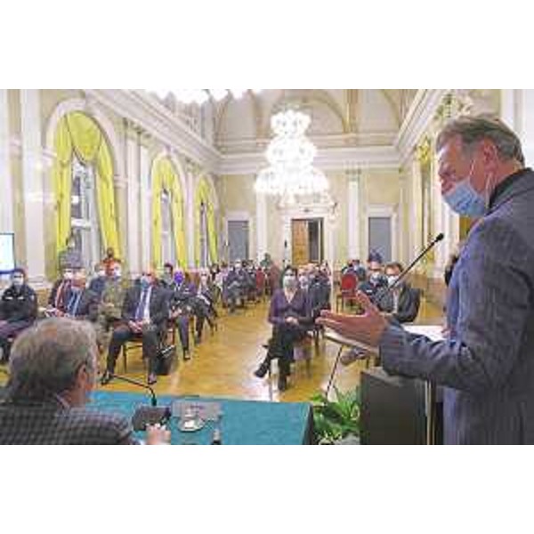  - L'assessore Fabio Scoccimarro al convegno 'Cop26: da Glasgow al Friuli Venezia Giulia gli effetti del cambiamento climatico sul nostro mare', al quale ha partecipato il climatologo Premio Nobel Filippo Giorgi 