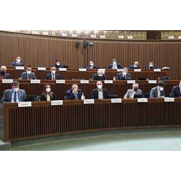 Aula durante i lavori - Aula durante i lavori