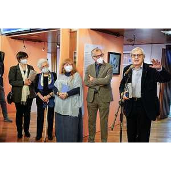 L'intervento del critico d'arte Vittorio Sgarbi - L'intervento del critico d'arte Vittorio Sgarbi