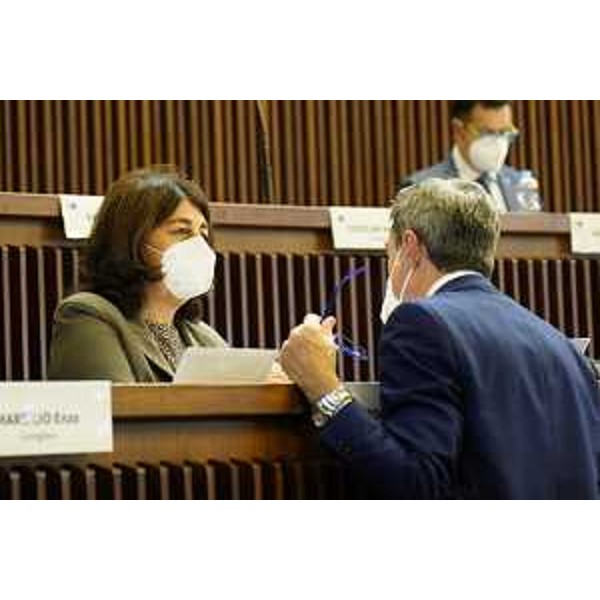 Mariagazia Santoro (Pd) e Tiziano Centis (Cittadini) - Mariagazia Santoro (Pd) e Tiziano Centis (Cittadini)