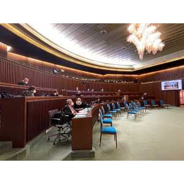 Aula durante lavori - Aula durante lavori