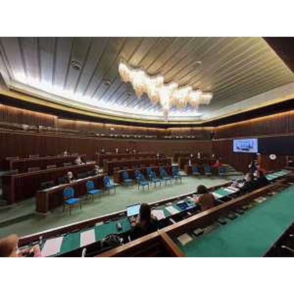 La V Commissione permanente riunita in aula a Trieste - La V Commissione permanente riunita in aula a Trieste