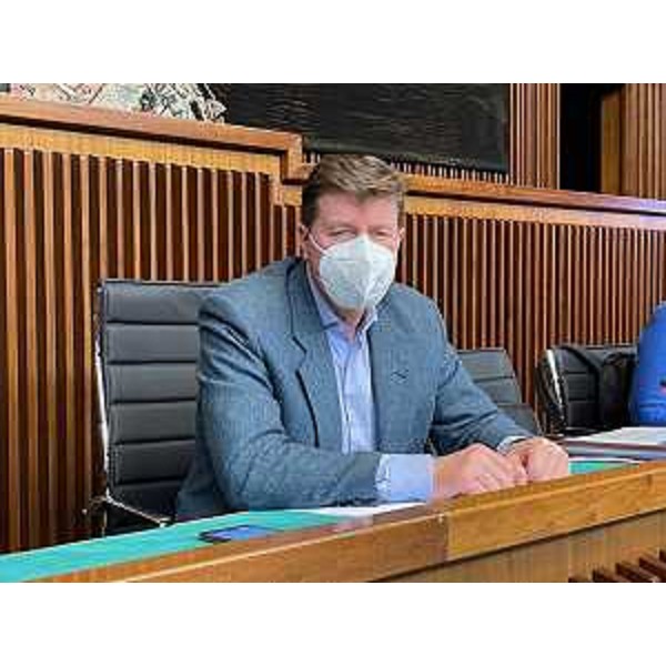 Alberto Budai (Lega), presidente della II Commissione - Alberto Budai (Lega), presidente della II Commissione