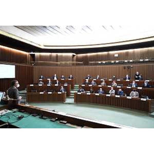 Aula durante lavori - Aula durante lavori