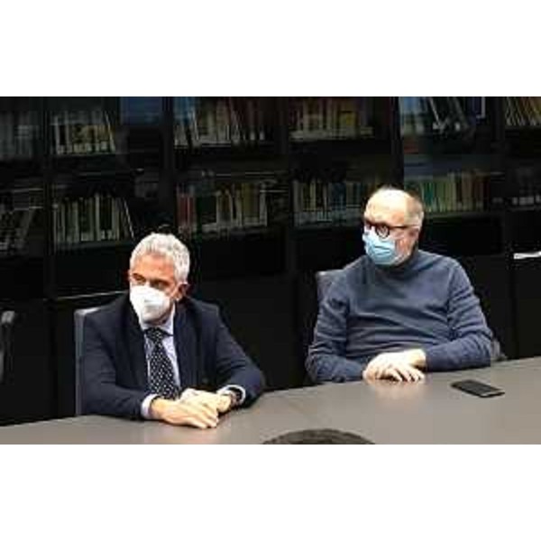 Il vicegovernatore della Regone Riccardo Riccardi durante la riunione di oggi a Pordenone con il prefetto Domenico Lione - Il vicegovernatore della Regone Riccardo Riccardi durante la riunione di oggi a Pordenone con il prefetto Domenico Lione