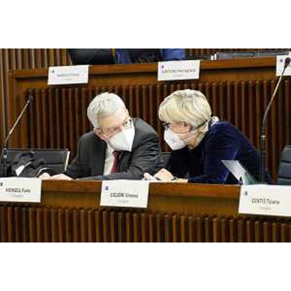 Furio Honsell (Open Fvg) e Simona Liguori (Cittadini) - Furio Honsell (Open Fvg) e Simona Liguori (Cittadini)