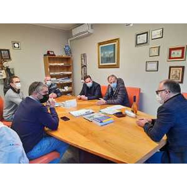 Un momento dell'incontro nel municipio di Reana del Rojale - Un momento dell'incontro nel municipio di Reana del Rojale