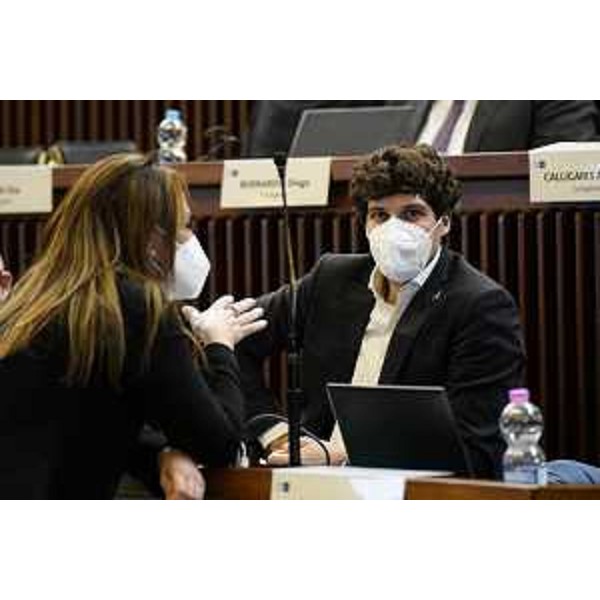 Simone Polesello con Maddalena Spagnolo (Lega) - Simone Polesello con Maddalena Spagnolo (Lega)