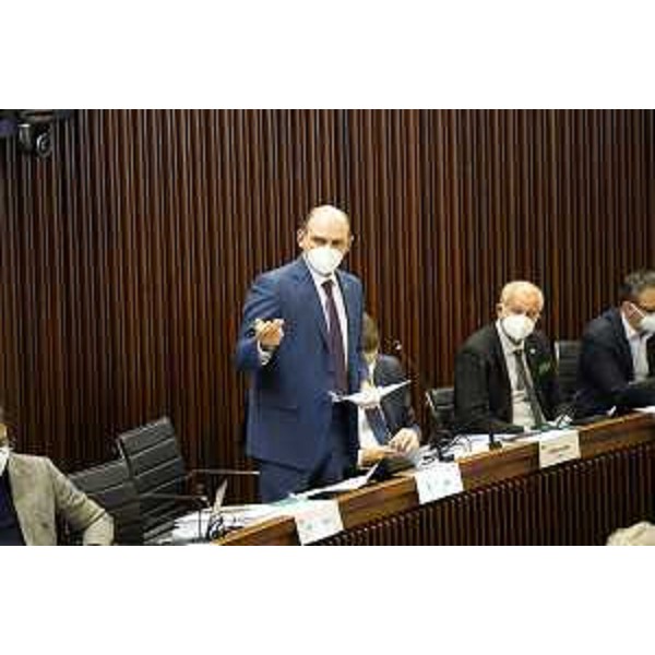 Cristian Sergo (M5S), primo firmatario della mozione - Cristian Sergo (M5S), primo firmatario della mozione