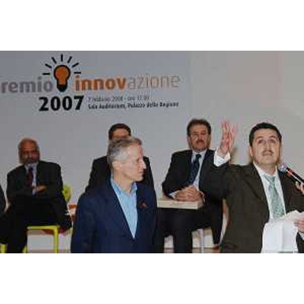 Riccardo Illy (Presidente Friuli Venezia Giulia) al Premio Innovazione 2007. (Udine 07/02/08)