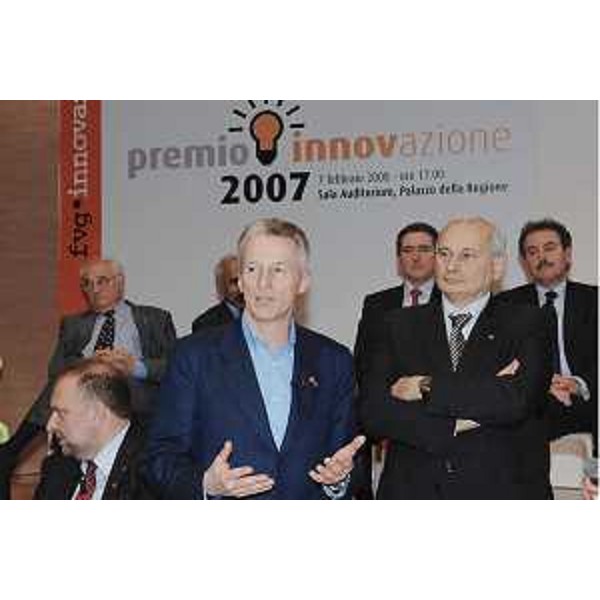 Riccardo Illy (Presidente Friuli Venezia Giulia) al Premio Innovazione 2007. (Udine 07/02/08)