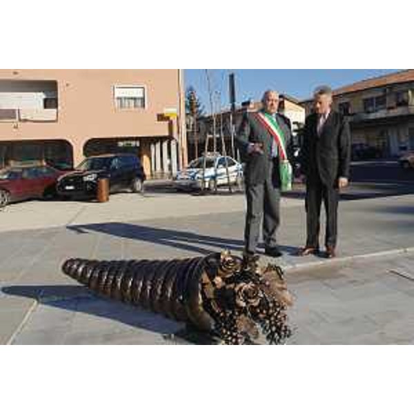 Loris Basso (Sindaco Corno di Rosazzo) e Riccardo Illy (Presidente Friuli Venezia Giulia) in occasione della riunione della Giunta regionale nel Comune di Corno di Rosazzo. (Corno di Rosazzo 08/02/08)