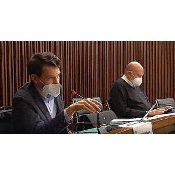 Nicola Conficoni (a sinistra) e Roberto Cosolini, consiglieri del Pd - Nicola Conficoni (a sinistra) e Roberto Cosolini, consiglieri del Pd