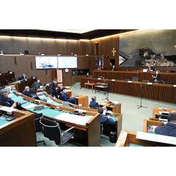 Aula durante lavori - Aula durante lavori