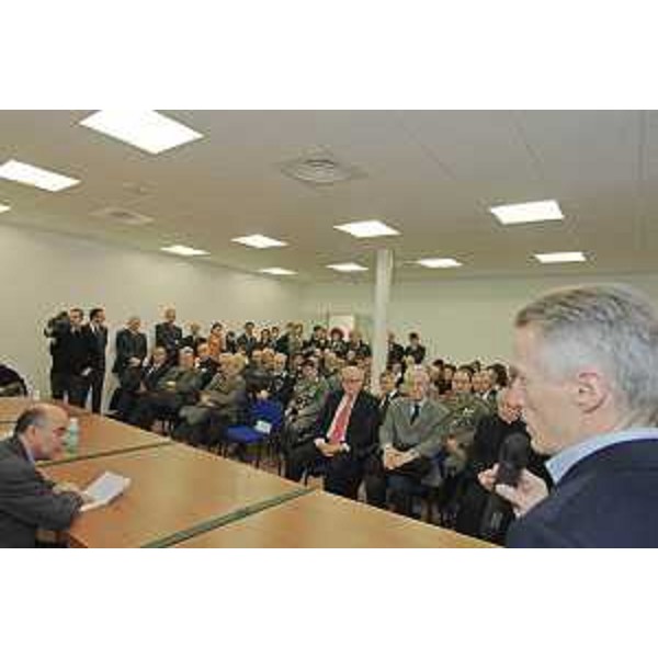 L'inaugurazione della nuova sede dell'Ufficio di Trieste dell'Agenzia delle Entrate, nel complesso dell'ex Fabbrica Stock di Roiano, alla presenza del Presidente della Regione. (Trieste 13/02/08)
