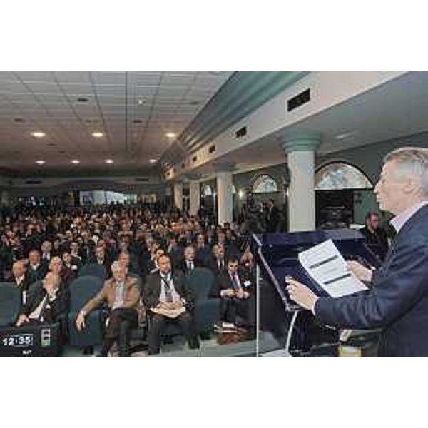 Il Presidente della Regione Friuli Venezia Giulia (Illy) interviene a InnovAction a Udine. (14/02/08)