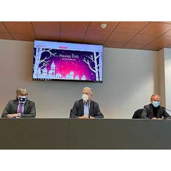 L'assessore regionale alle Attività produttive, Sergio Emidio Bini, a Udine alla presentazione di 'Presepi FVG'. - L'assessore regionale alle Attività produttive, Sergio Emidio Bini, a Udine alla presentazione di 'Presepi FVG'.