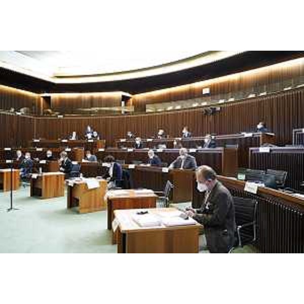 L'Aula durante i lavori - L'Aula durante i lavori