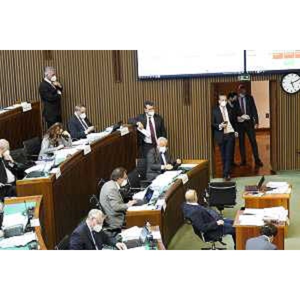 L'Aula durante i lavori - L'Aula durante i lavori