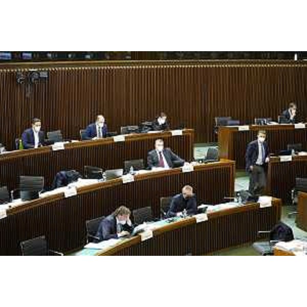 L'aula durante i lavori - L'aula durante i lavori