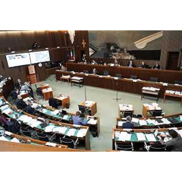 L'Aula durante i lavori - L'Aula durante i lavori