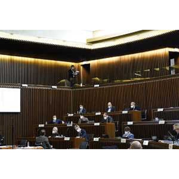 L'Aula durante i lavori - L'Aula durante i lavori