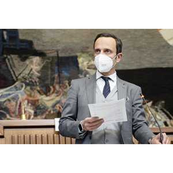 Il governatore Fvg, Massimiliano Fedriga - Il governatore Fvg, Massimiliano Fedriga