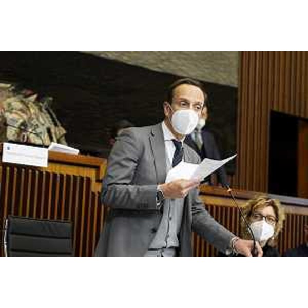 Il governatore Fvg, Massimiliano Fedriga - Il governatore Fvg, Massimiliano Fedriga