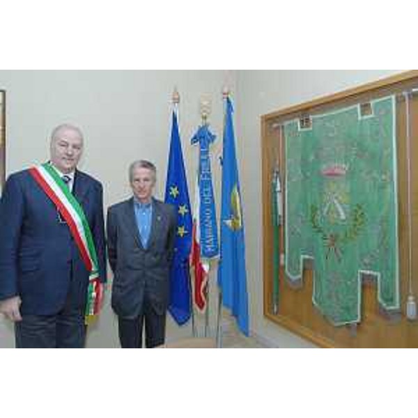 Il Presidente della Regione incontra il Sindaco di Mariano del Friuli, nella sede muncipale. (Mariano del Friuli 28/02/08)