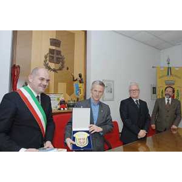 Il Presidente della Regione incontra il Sindaco, gli Assessori e i Consiglieri di San Pier d'Isonzo, nella sede municipale. (San Pier d'Isonzo 28/02/08)